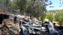 TOKAT Odunlukta çıkan yangın iki eve sıçradı