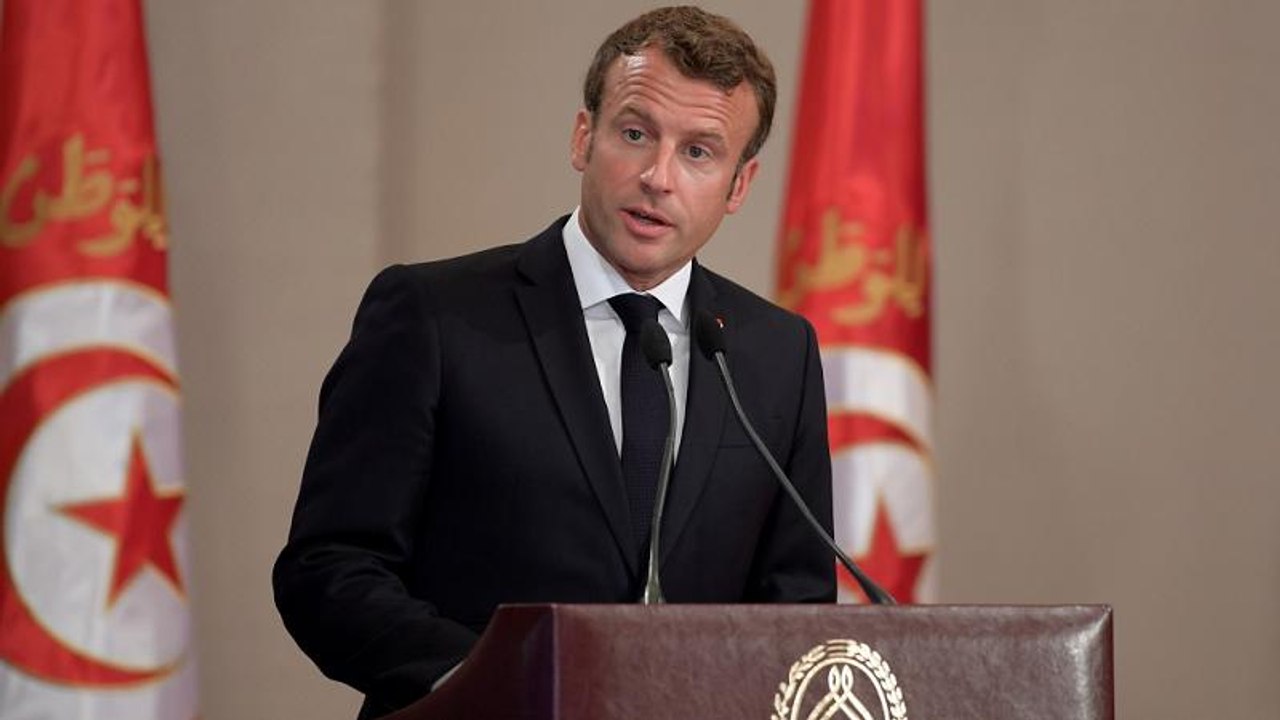French President Macron extols late Tunisian Pr...