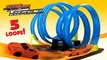 Super Track w 5 360 loops w Powerful Pullback Gear Race Car Set || Keith's Toy Box