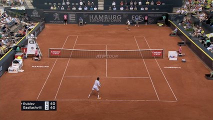 Basilashvili bt Rublev (7-5, 4-6, 6-3)