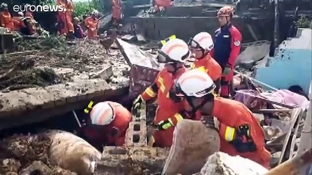 Éboulement en Chine : Un dernier bilan fait état d'au moins 36 morts