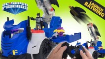 Batman Super Friends Mobile Command Center Transforming Batwing Imaginext || Keith's Toy Box