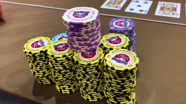ENORMOUS 5/10/20 NL - Stacking -100 CHIPS in Hollywood Poker Vlog Ep 89