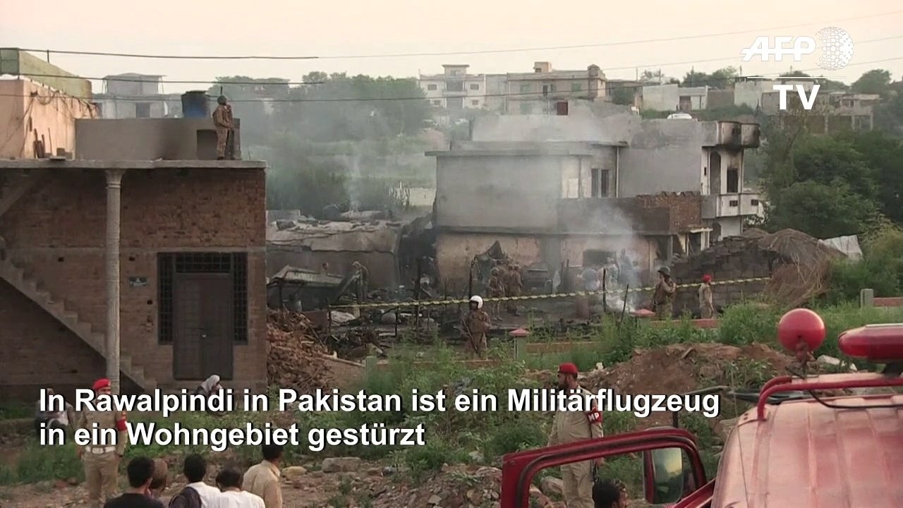 Viele Tote bei Flugzeugabsturz in Pakistan