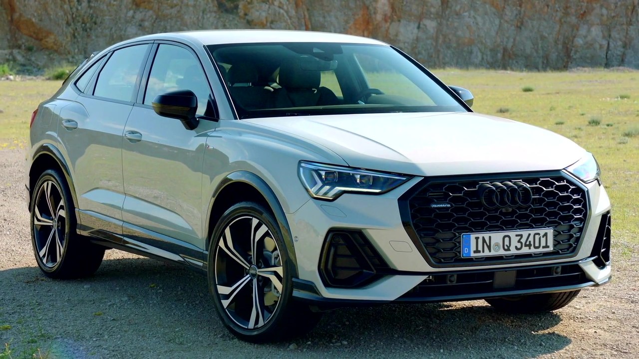 Der Audi Q3 - Niedrige Dachlinie, muskulöser Körper - das Design