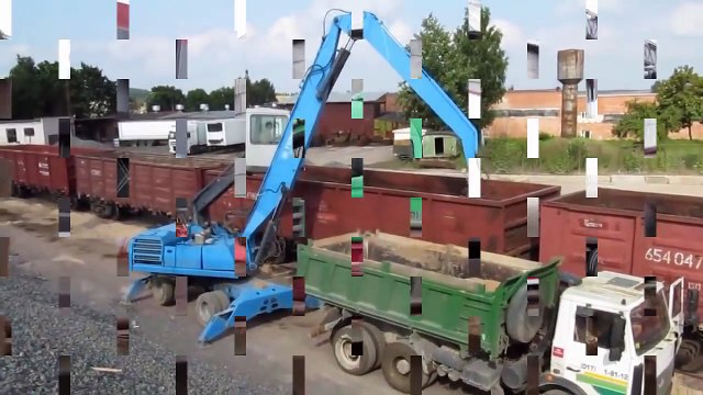 Extreme Dangerous Dump Truck Unloading Fail Powerful Oversize Load Transportation Heavy Equipment