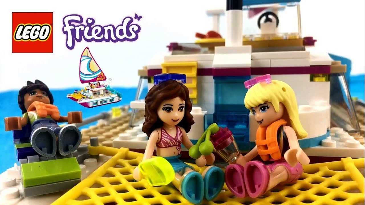 LEGO Friends Sunshine Catamaran 41317 Stephanie Olivia Liam || KTB