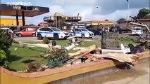 شاهد: حجم الدمار الذي خلفه اعصار ضرب بالقرب من روما وقتل امرأة