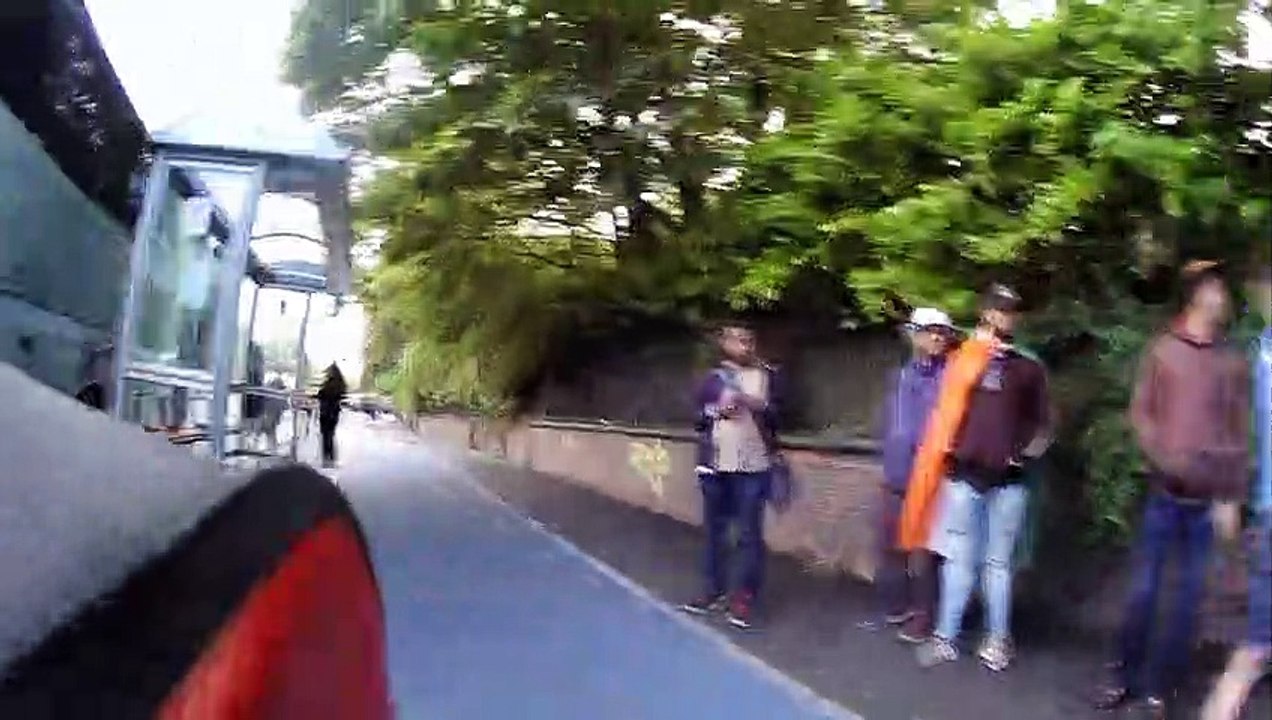 crowds crossing priory road junction