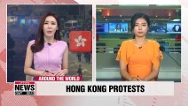 Violent clashes between riot police and protesters again during demonstrations against extradition bill