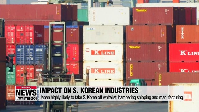 Many S. Korean industries could be targeted by Japan's widened export curbs
