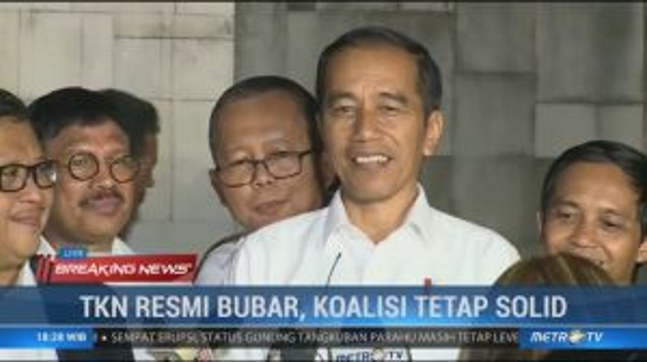 Jokowi: Terima Kasih Atas Kerja Keras TKN