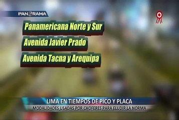 Lima y el ‘Pico y Placa’: estas son las modalidades usadas para eludir la norma