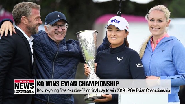 Ko Jin-young wins Evian Championship for 2nd major title of season