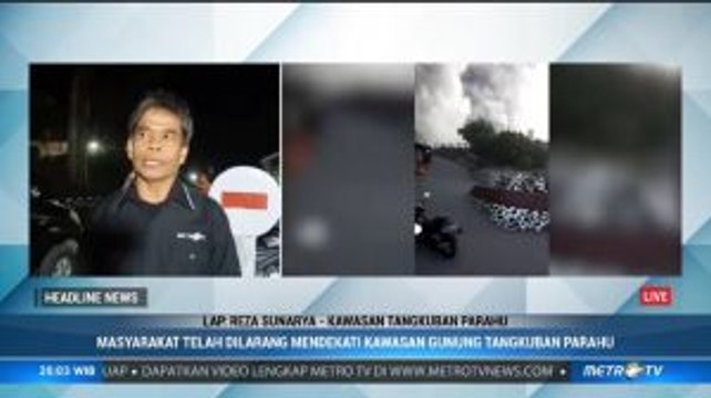 Pascaerupsi, Kawasan Gunung Tangkuban Parahu Masih Disterilkan