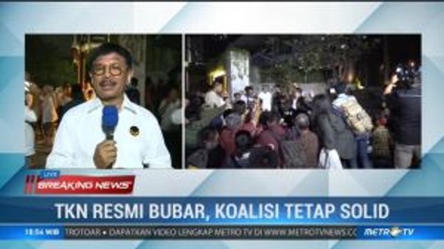 Acara Pembubaran TKN Ditutup dengan Tepuk Tangan Gembira
