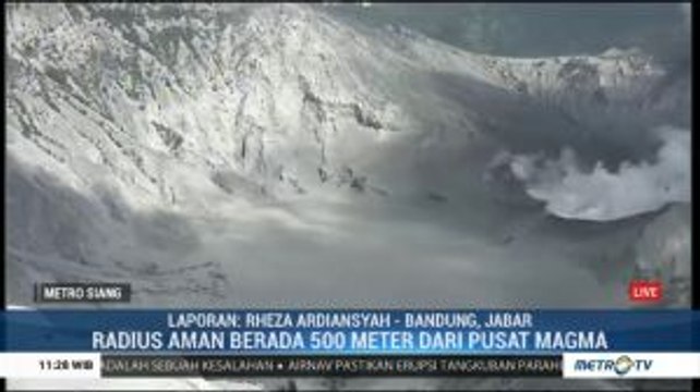 Aktivitas Menurun, Radius Aman ke Gunung Tangkuban Parahu 500 Meter dari Kawah