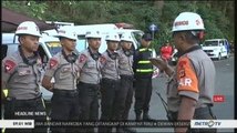 Petugas Gabungan Bersiap Bersihkan Abu Vulkanis Tangkuban Parahu