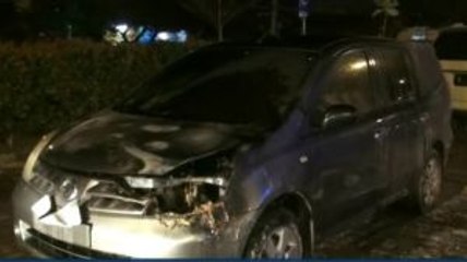 Diduga Korsleting, Mobil Terbakar di Serang