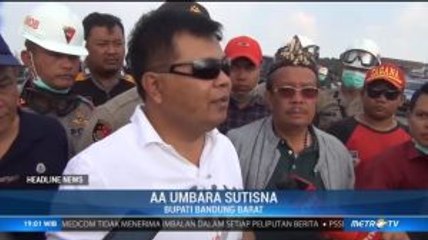 Bupati Bandung Barat Tinjau Situasi Gunung Tangkuban Parahu