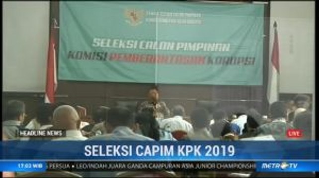 104 Peserta Seleksi Capim KPK Ikuti Psikotes Hari Ini