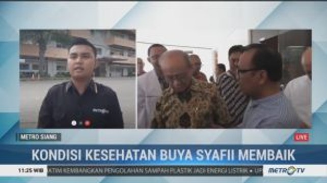 Kondisi Kesehatan Buya Syafii Membaik