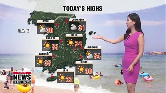 Sultry afternoon with heat wave alerts south 072919