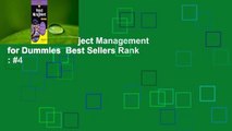 Full version  Project Management for Dummies  Best Sellers Rank : #4