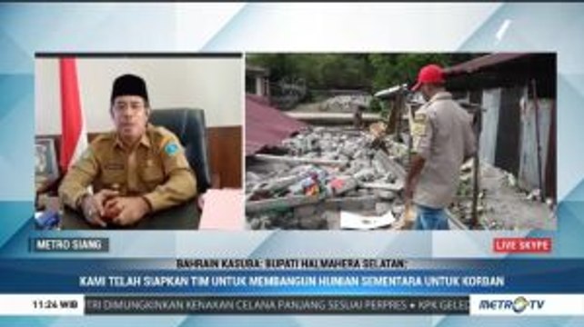 Pemkab Halmahera Selatan Fokus Bangun Hunian Sementara Bagi Korban Gempa