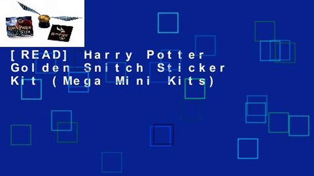 [READ] Harry Potter Golden Snitch Sticker Kit (Mega Mini Kits)