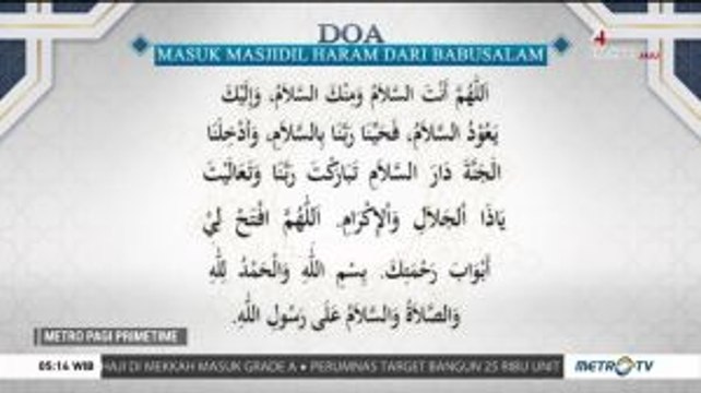 Doa Memasuki Masjidil Haram