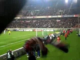 But de PSG contre Metz, tribune auteuil