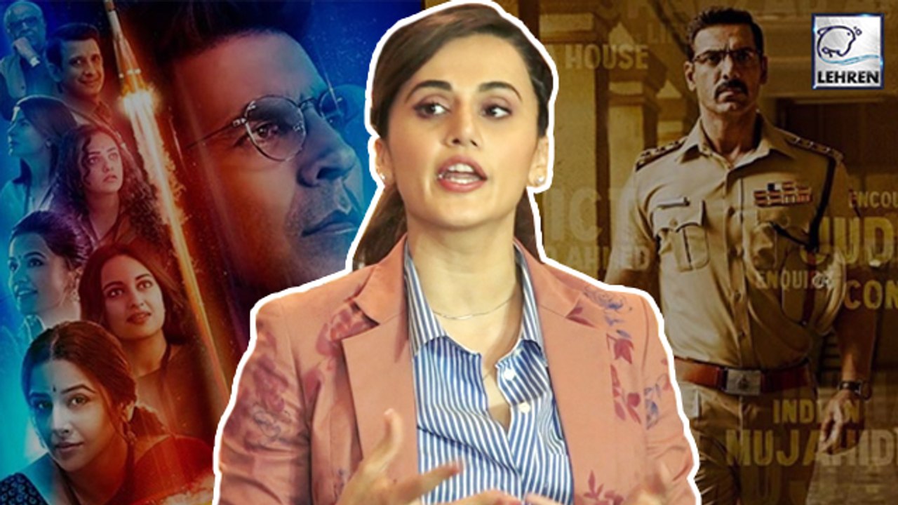 Taapsee Pannu Talks About Mission Mangal - Batla House Clash