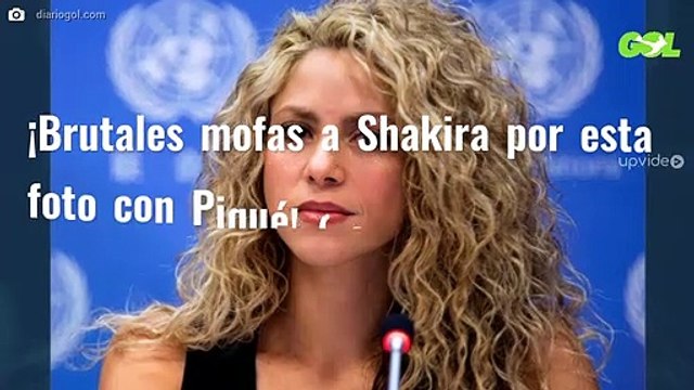 ¡Brutales mofas a Shakira por esta foto con Piqué! (ojo a lo que vas a ver)