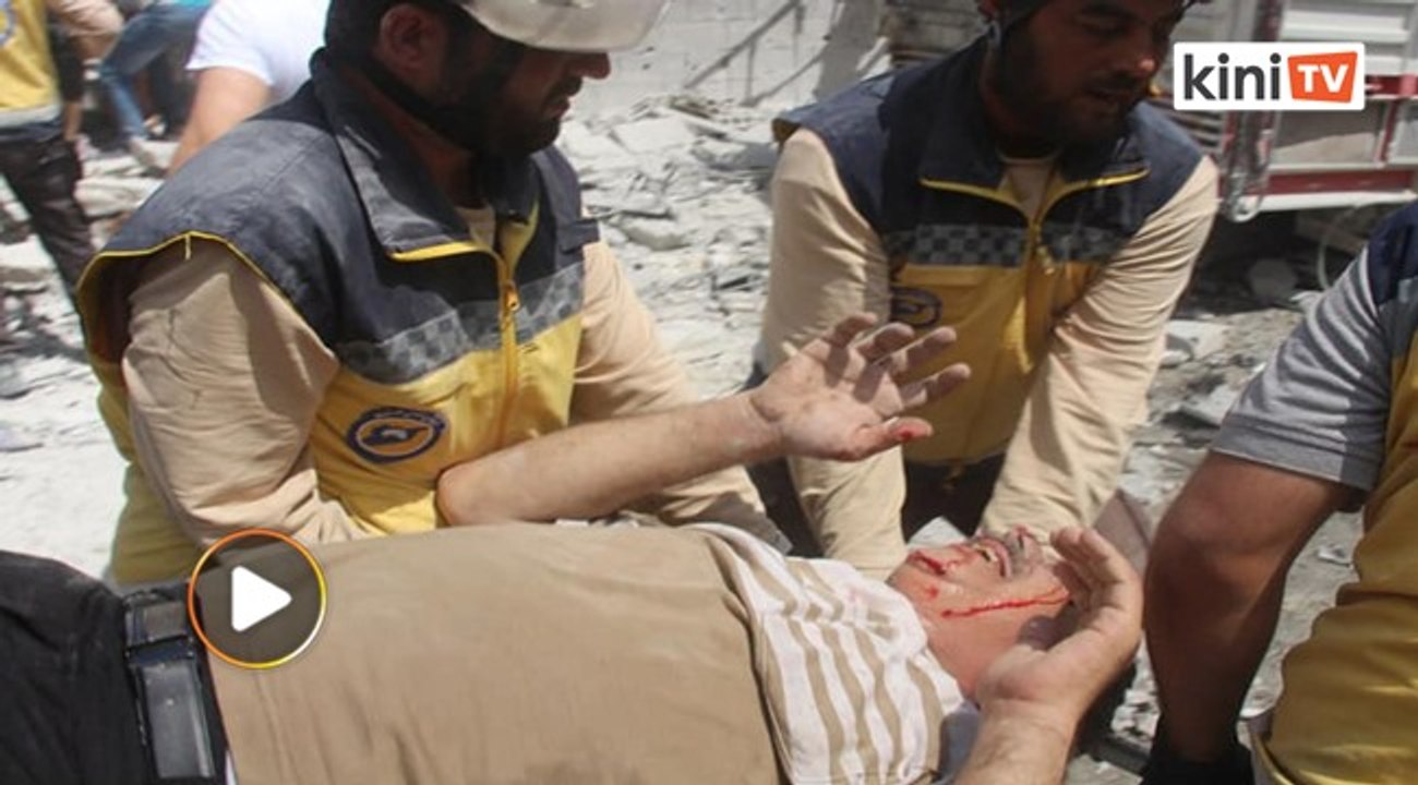 Video serangan udara di Idlib