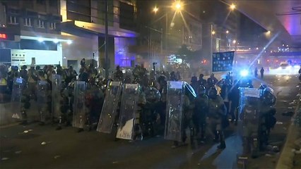 Erneut Ausschreitungen bei Demo in Hongkong
