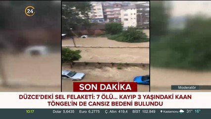 Düzce'deki sel felaketi