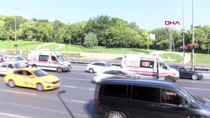 EYÜPSULTAN D-100 KARAYOLU'NDA ZİNCİRLEME TRAFİK KAZASI