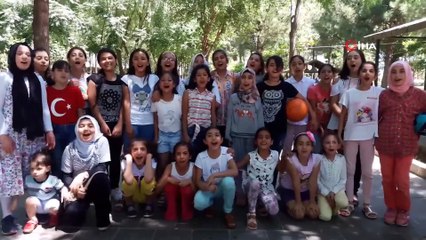 Öğrenciler yaz tatilini dolu dolu yaşıyor