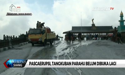 Pembersihan Abu Vulkanik Masih Dilakukan, Wisata Tangkuban Perahu Belum Dibuka