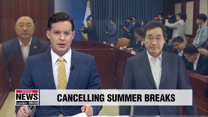 Cabinet members call off summer break to deal with pending issues