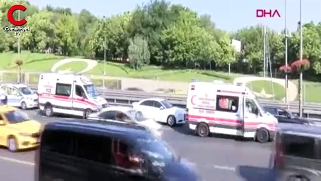 Eyüpsultan D-100 Karayolu'nda zincirleme kaza
