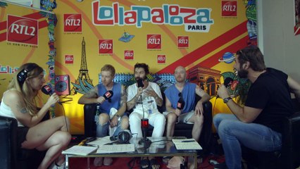 Biffy Clyro en interview au festival Lollapalooza