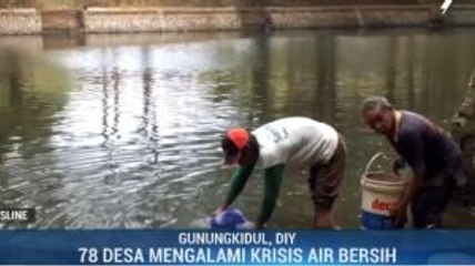 78 Desa di Gunungkidul Mengalami Krisis Air Bersih