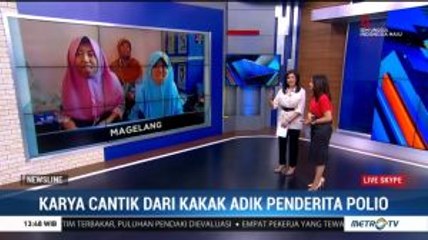 Karya Cantik dari Kakak Adik Penderita Polio