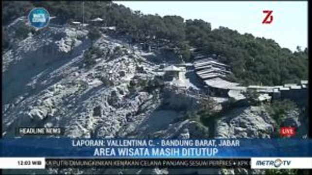 Area Taman Wisata Gunung Tangkuban Parahu Masih Tutup