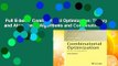 Full E-book  Combinatorial Optimization: Theory and Algorithms (Algorithms and Combinatorics)