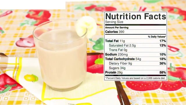 4 Banana Peanut Butter Smoothie, Healthy Smoothie Recipes For Weight Loss