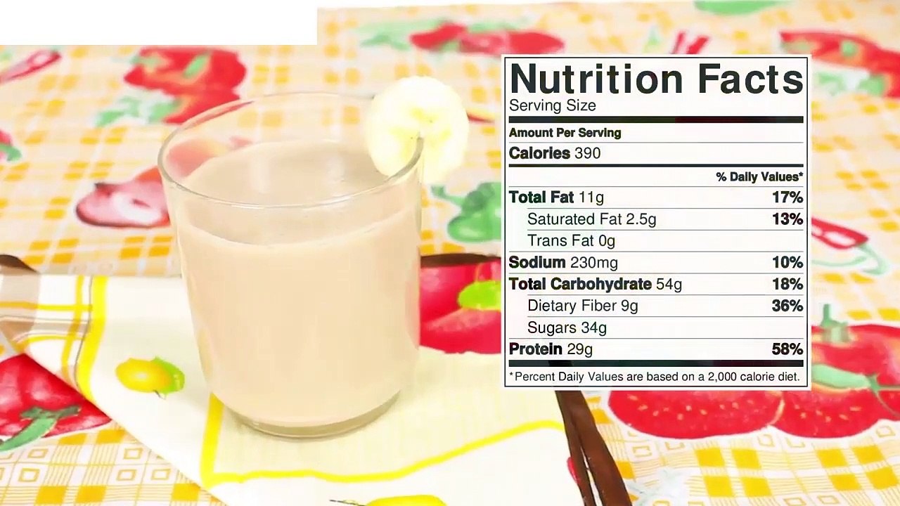 4 Banana Peanut Butter Smoothie, Healthy Smoothie Recipes For Weight Loss