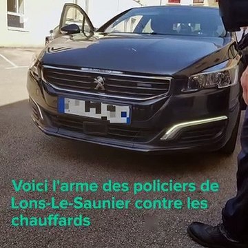 La voiture radar : l'arme des policiers de Lons-le-Saunier contre les excès de vitesse
